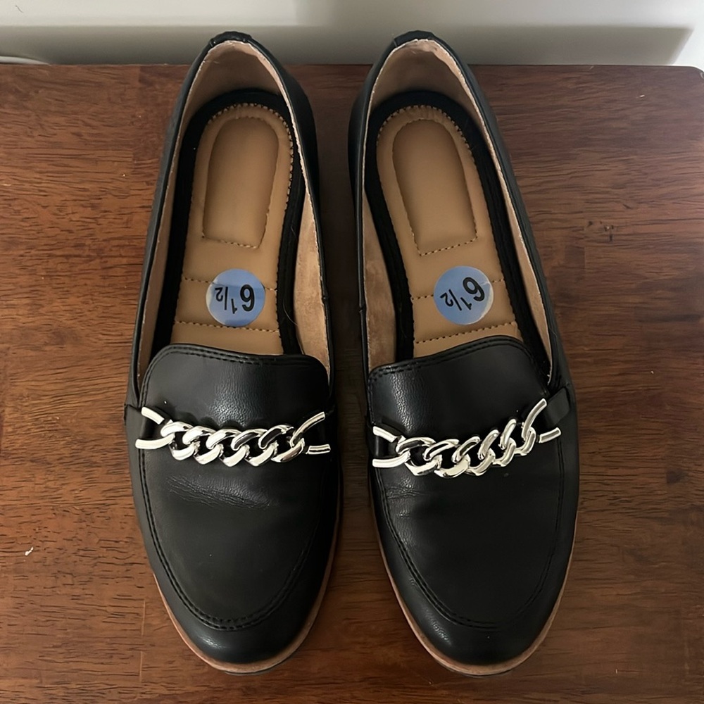 Like new black mules - size 6